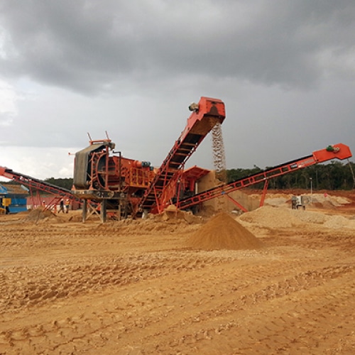 Sandvik UD211 versatile sand making plant