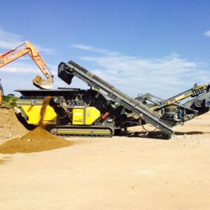 Rubble master mobile sand making plant