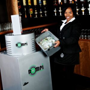 Rompi bottlebreaker for glass recycling