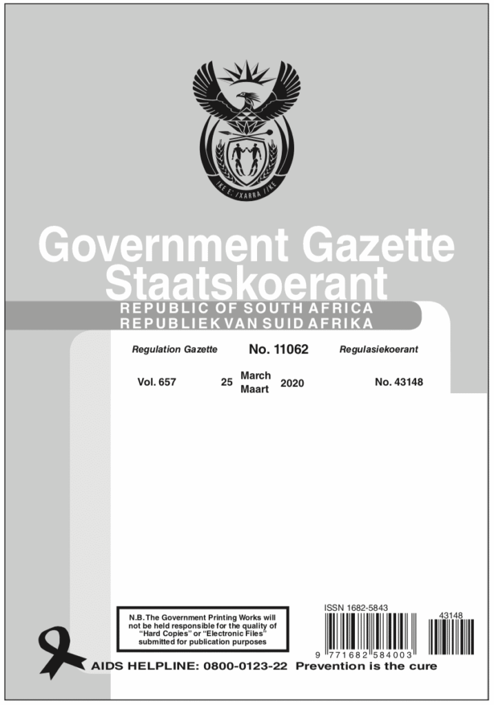 State of Disaster Lockdown- Critical Business Continuity Essential Services