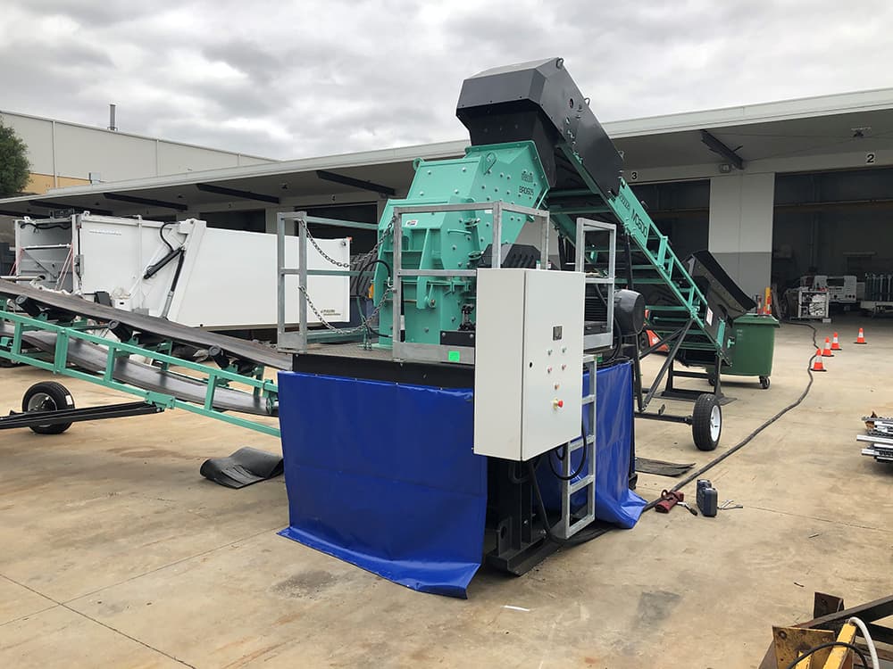 glass recycling equipment