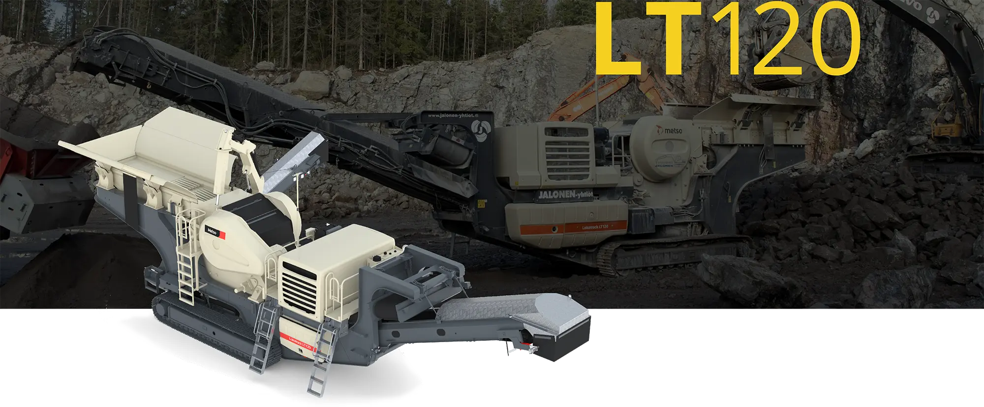 Lokotrack LT120 Mobile Jaw Crusher