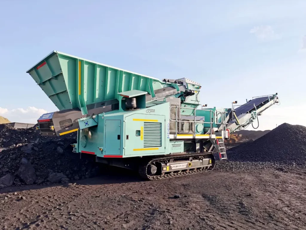 double-roll coal crusher