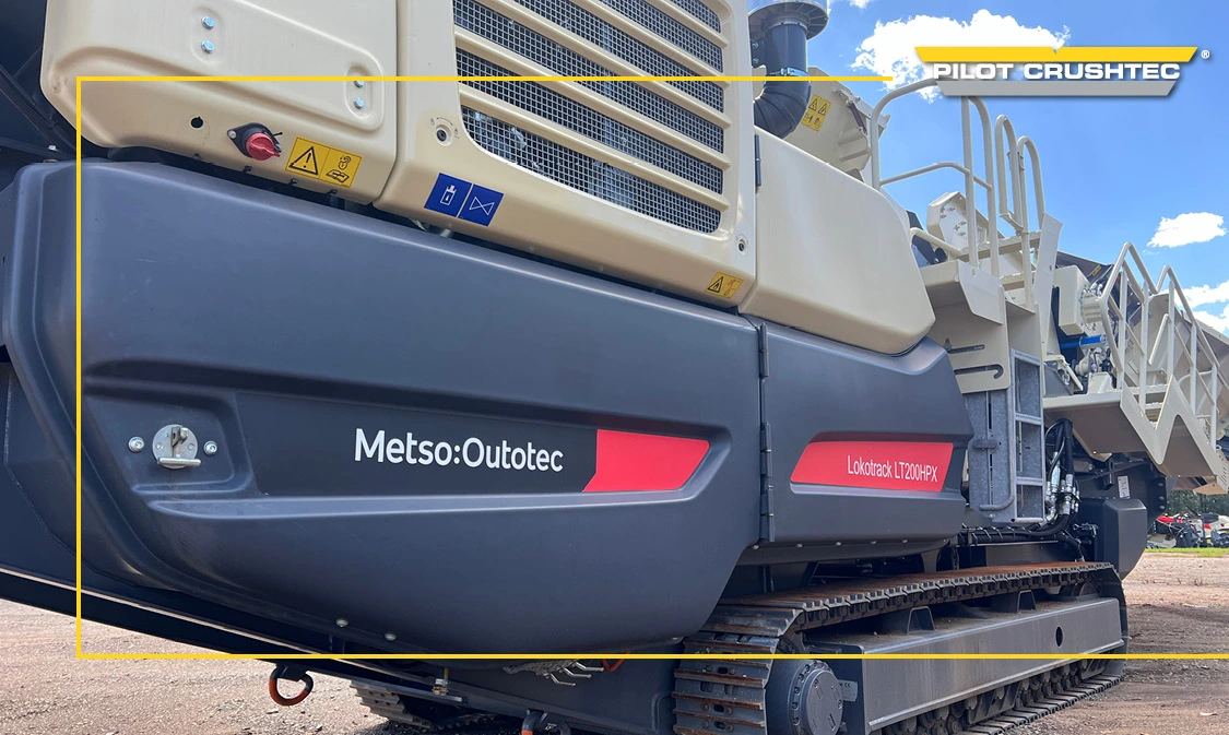 Metso Lokotrack LT200HPX mobile cone crusher