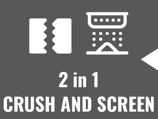 2in1 crush and screen
