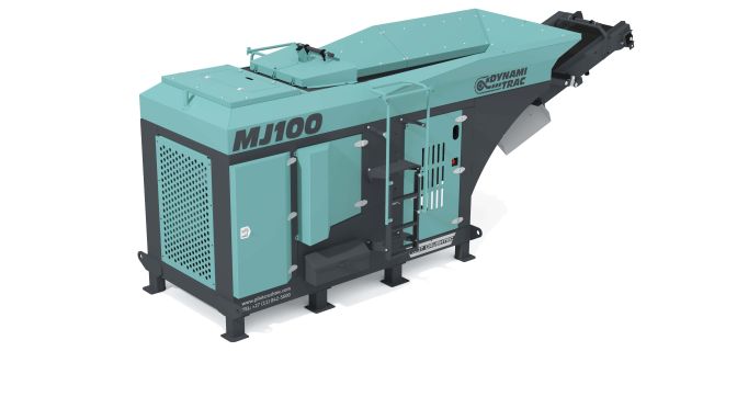 DynamiTrac MJ100 modular jaw crusher