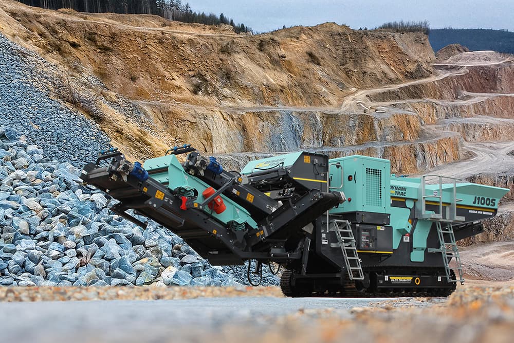 J100S jaw crusher