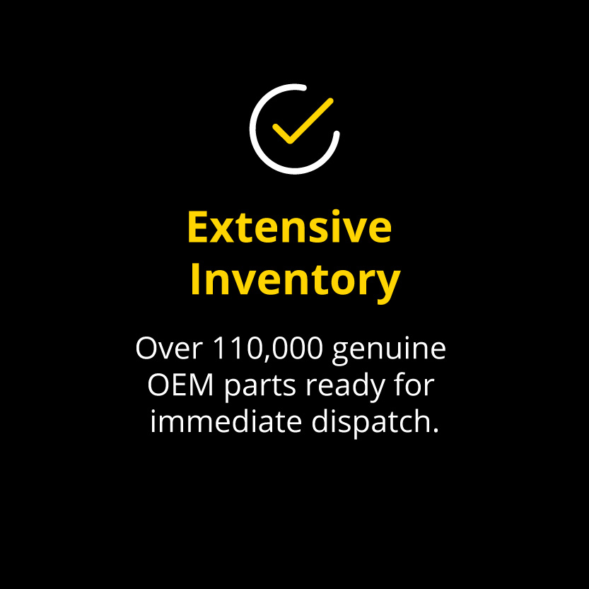 Pilot Crushtec genuine OEM spare parts inventory South Africa