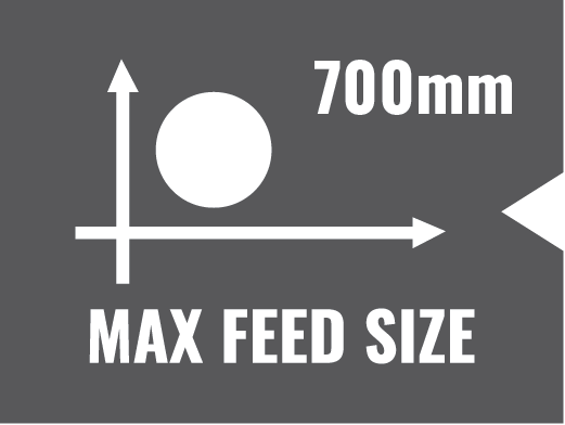 max feed size icon