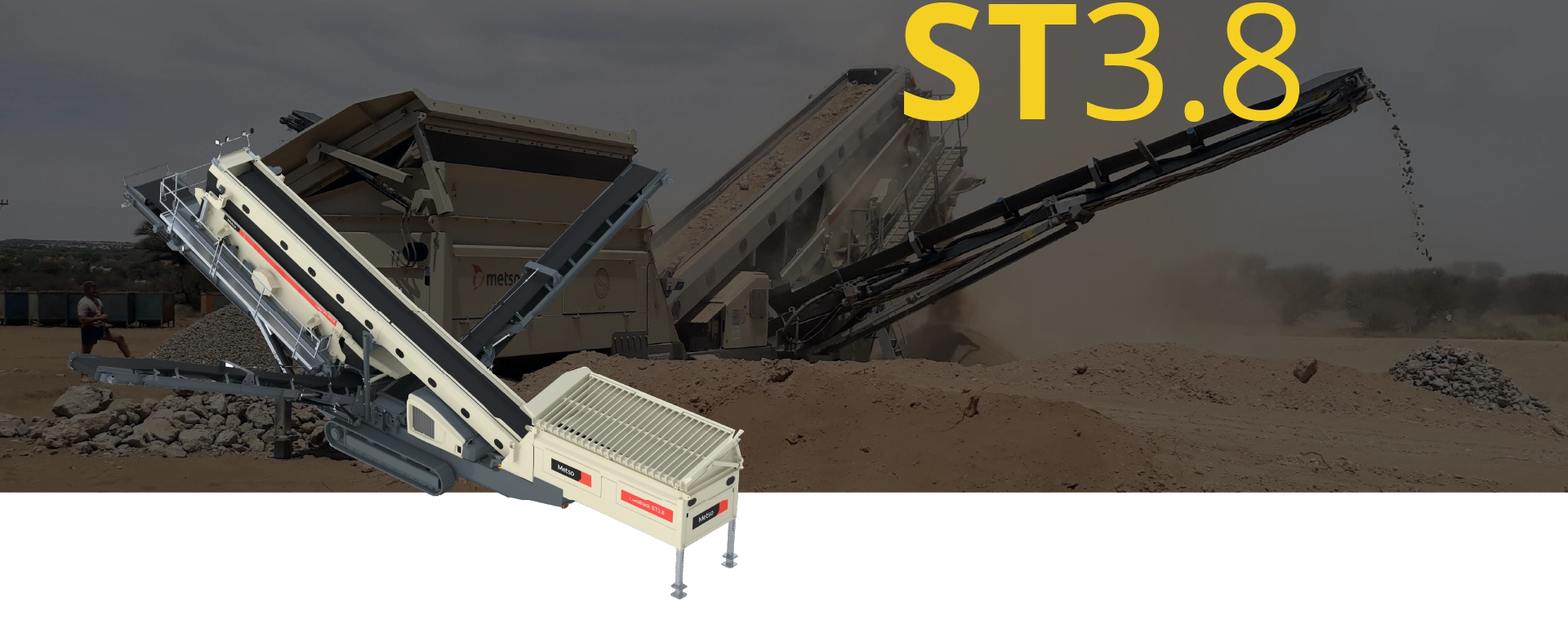 Lokotrack ST3.8 Mobile Screen